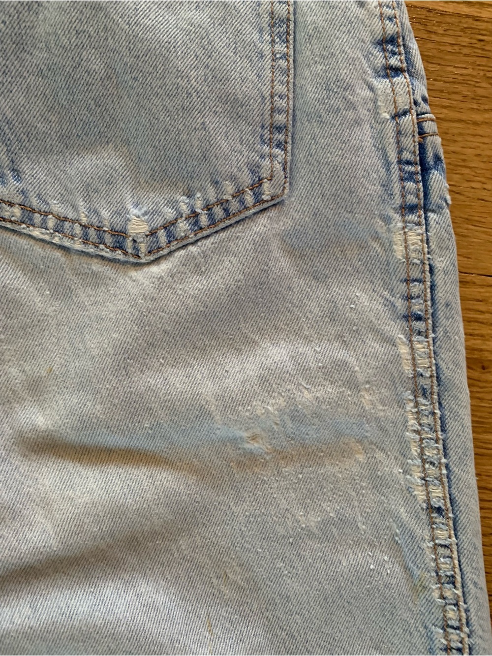 Vtg 90s Zena High Waisted Thrashed Mom Jeans Made in USA Sz 10 Fits 27 28 - Picture 11 of 16